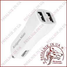 Автомобільний зарядний Kruger&Matz dual USB 2.1A