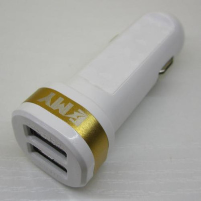 Автомобільне зарядне EMY 2 USB з кабелем micro USB (MY-121)