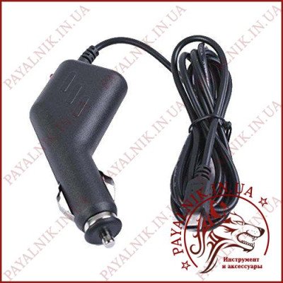 Автомобільний зарядний пристрій для реєстратора 5v 2a (штекер mini USB) 1м
