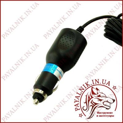 Автомобільний зарядний пристрій для реєстратора 5v 2a (штекер mini USB) 3м