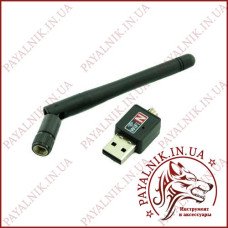WIFI adapter 300mbit з антеною 10см. адаптер для комп'ютера WIFI adapter 300mbit з антеною 10см. адаптер для комп'ютера