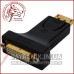 Перехідник штекер Display Port – гніздо DVI, корпус пластик.