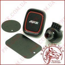 Holder Aspor-магнітний C-02 з кріпленням у решітку-чорний-червоний