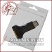 Перехідник штекер Display Port – гніздо DVI, корпус пластик.