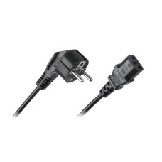 Кабель живлення потрійний комп'ютерний 220V 3*1.0мм² 1.5м Мідь Якість Польща (KPO2772-1.5)