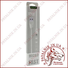Кабель Micro usb GOLF GC-27M Diamont wire series 1m