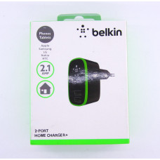 Зарядний пристрій BELKIN 2 USB 2.1A Black