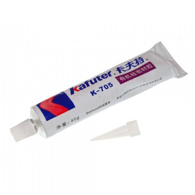 Клей-герметик силіконовий Kafuter K-705 45г ПРОЗОРИЙ