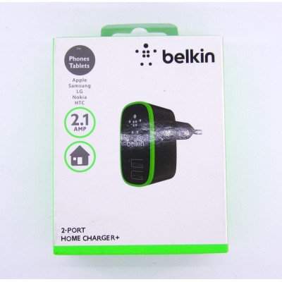 Зарядний пристрій BELKIN 2 USB 2.1A Black