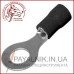 Накінечник Tcom кільцевий з ізоляцією RV 3,5-4 (2,5-4мм), отвір 4,3мм, чорний, 1шт.