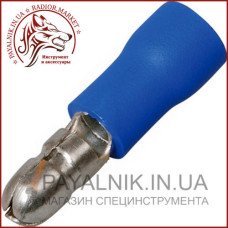 Конектор Takel круглий з ізоляцією MPD 2 (5мм.) (роз'єм "тато") 1 шт.
