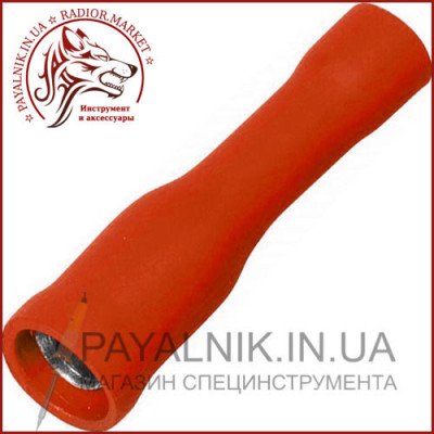 Конектор Takel круглий з ізоляцією FPD 1.25 (4мм.) (роз'єм "мама") 1 шт.