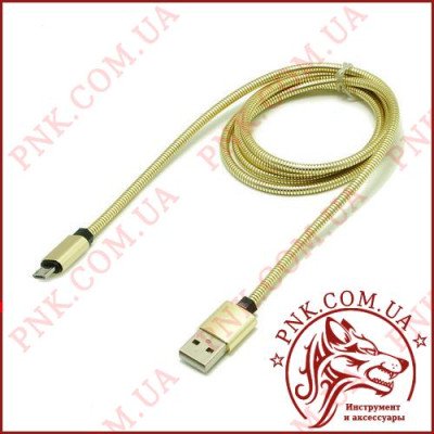 Кабель J-16 USB - Micro usb в металевому обплетенні, 1 метр