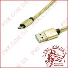 Кабель J-16 USB - Micro usb в металевому обплетенні, 1 метр