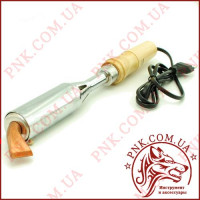 Паяльник 300W HandsKit, кутове мідне жало, дерев'яна ручка