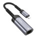 Адаптер перехідник Hoco UA26 100 Mbps Lightning to RJ45