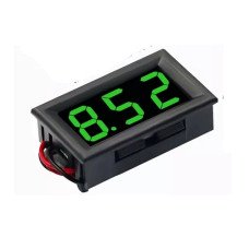 Вольтметр DC 0-100V цифровий ЗЕЛЕНИЙ вбудований (три дроти) Вольтметр DC 0-100V цифровий ЗЕЛЕНИЙ вбудований (три дроти)