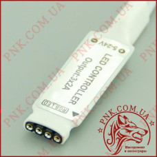 Контролер RGB OEM 12-24V 6A 2 канали по 3A, ІЧ пульт 2.4GHz