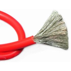 Провід силіконовий 1 жила 26AWG (0,15 мм.кв.), червоний, 1м. Провід силіконовий 1 жила 26AWG (0,15 мм.кв.), червоний, 1м.