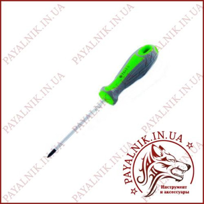 Викрутка LEMANSO PH0*75 сіро-зелена