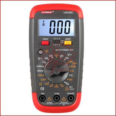 Мультиметр цифровий з термопарою Digital UA-33C, вольтметр, амперметр