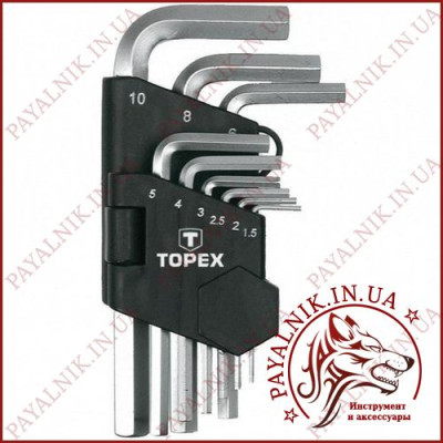 Шестигранні ключі 35D955 Topex