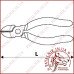 Бокорізи щипці TOPEX 115мм (32D724)