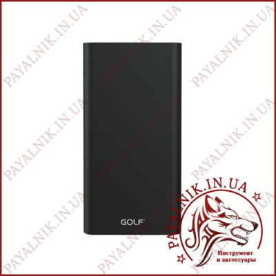 Портативна батарея Golf Power Bank 10000mah Edge 10 Li-pol Black
