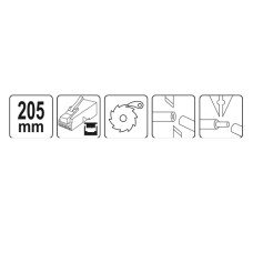 Обтискні кліщі (кримпер) YATO YT-22443 для конекторів RJ45, RJ11, RJ10 (8P, 6P, 4P)