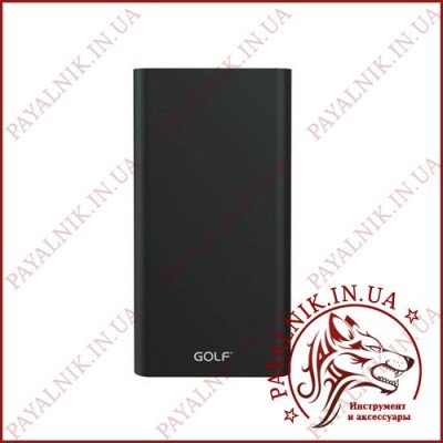 Портативна батарея Golf Power Bank 10000mah Edge 10 Li-pol Black