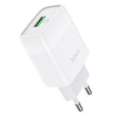 Мережеве зарядне HOCO C72Q Glorious 1USB 18W QC3.0 White