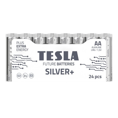 Батарейка Tesla Silver AA LR6 1.5V alkaline 1 штука