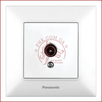Розетка TV біла Panasonic arkedia slim (WNTC0454-2WH) (480200232)