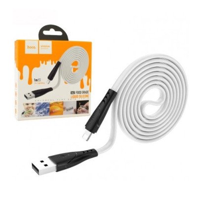 Кабель HOCO X42 Soft food grade liquid silicone data cable for Type-C 3A 1m. White