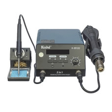 Паяльна станція Kaisi K8512D, фен, паяльник T12, (в комплекті 3 жала)