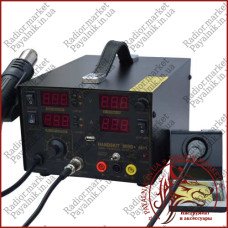 Паяльна станція цифрова з феном HandsKit 909D, 800W, 100-450*C Паяльна станція цифрова з феном HandsKit 909D, 800W, 100-450*C