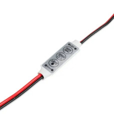 Дімер для світлодіодів на проводі, 12-24V 6A 3 кнопки