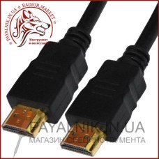 Кабель HDMI 1.5м v1.4 Tcom чорний