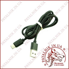 Кабель магнітний USB-Type C чорний, 1 метр