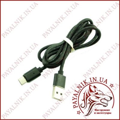 Кабель магнітний USB-Type C чорний, 1 метр