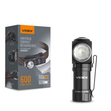 Ліхтарик налобний Videx VLF-A055H 600Lm 5700K