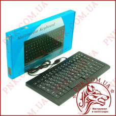 Клавіатура мультимедійна Mini Keyboard 838 (88 клавіш, USB, дротова)
