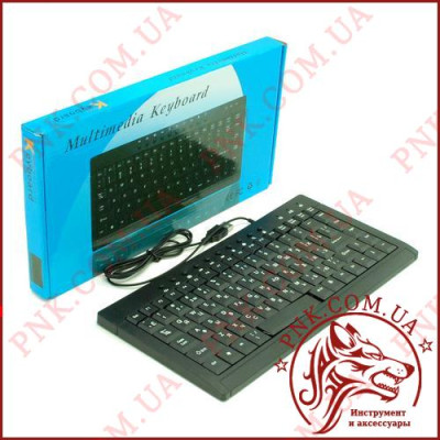 Клавіатура мультимедійна Mini Keyboard 838 (88 клавіш, USB, дротова)