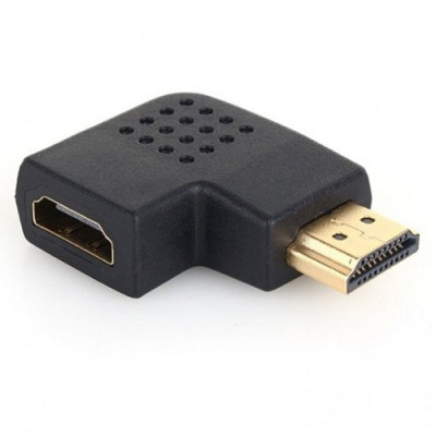 Перехідник HDMI – HDMI кутовий горизонтальний лівий (мама – тато) (штекер – гніздо)