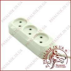 Подовжувач мережі SVITTEX SV-008-3 3м, 3 розетки, 2.2кВт