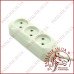 Подовжувач мережі SVITTEX SV-008-3 3м, 3 розетки, 2.2кВт