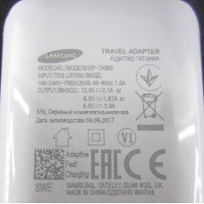 Мережевий зарядний набір Samsung блок Fast USB 5.2v 2a 9v 1.67a + кабель (оригінал)