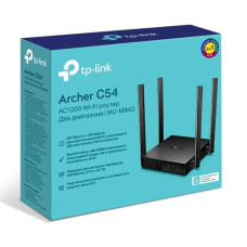 Двохдіапазонний Wi-Fi роутер TP-Link Archer C54 AC1200 MU-MIMO гігабітний, 4 антени