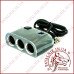 Автомобільний розгалужувач прикурювача Olesson IN-CAR №1505А 12-24V 120W + 2 USB з тумблером