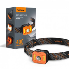 Ліхтарик налобний Videx VLF-H085-OR 400Lm 5000K